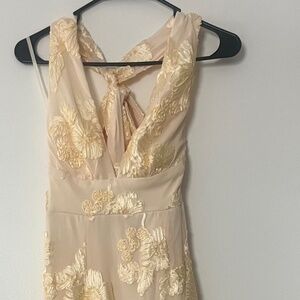 Backless Halter Maxi Dress